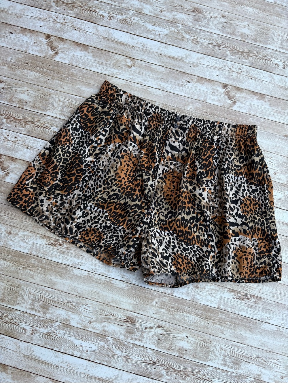 Magic Silk Animal Print Silk Boxer Shorts